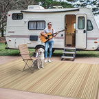 GENIMO Outdoor Rug, Waterproof Plastic Rugs - Image 5