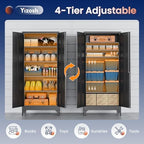 Yizosh Metal Garage Storage Cabinet - Image 6