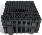 12 Pack Modular Interlocking Cushion 11.6" x 11.6" Rubber Mat Floor Tile Mats - Image 2