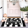Halloween Door Mat Set, Ghost Welcome Rug by FTTOYOLY