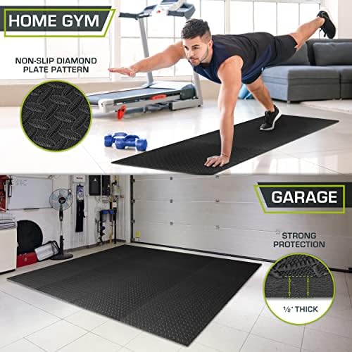 ProsourceFit Exercise Puzzle Mat ½-inch, EVA Interlocking Foam Floor Tiles - Image 3