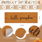 Fall 48''x16'' Long Doormat for Entrance Entry, Hello Pumpkin - Image 3