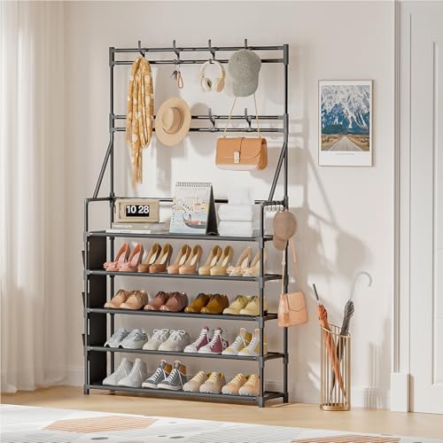 OYREL Shoe Rack, 5 Tier Shoes Storage Organizer - Image 2