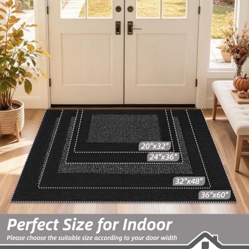 BEQHAUSE Indoor Door Mat 20" x 32", Dirt Trapper Door Mats - Image 2