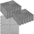 ToLanbbt Interlocking Drainage Tiles 12" x 12" Modular Interlocking Cushion by ToLanbbt