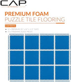 CAP Puzzle Exercise Mats | 1/2” Thick EVA Interlocking Foam Tiles - Image 2