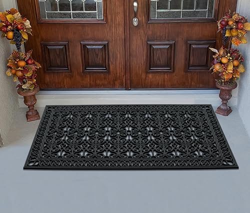 A1 Home Collections 34-LB Heavy Duty Rubber Doormat 36"×72" - Image 4