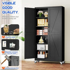 GAIOUS 78.7" Tall Metal Storage Cabinet - Image 3