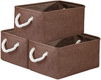 WarmHome Fabric Storage Bin Shelf Basket by TheWarmHome