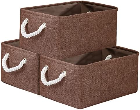 WarmHome Fabric Storage Bin Shelf Basket by TheWarmHome