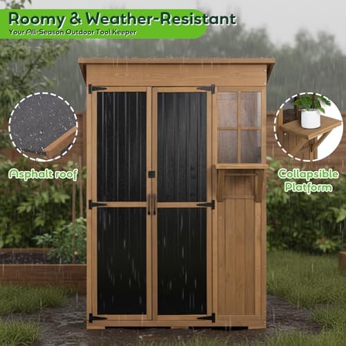 51" L Outdoor Storage Cabinet Waterproof - Image 3