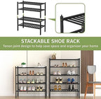 ROMGUAR CRAFT 5 Tier Bamboo Shoe Rack - Image 5
