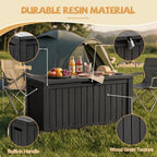 EFU Outdoor Storage Box Waterproof, 150 Gal Gen 2 Resin Deck Box - Image 5