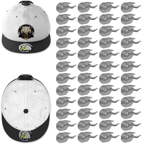 Niunuerga 48 Pack Adhesive Hat Hooks by Niunuerga