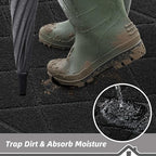 BEQHAUSE Dirt Trapper Door Mat 32" x 72", Doormat Non-Slip - Image 3