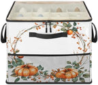 Pumpkins Wreath Shoe Organizer for Closet - Image 2