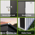 Patiowell 5x3 FT Outdoor Storage Shed - Image 5