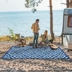 GENIMO Outdoor Rug, Waterproof Plastic Rugs - Image 3