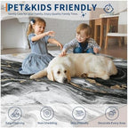 GarveeHome Modern Washable Rugs 6x9 Neutral Abstract Throw Rugs, Non-Slip - Image 6