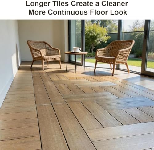 JJWOOD 2-Inch Thick Interlocking Deck Tiles, Elevated Outdoor Floor Tiles - Image 6