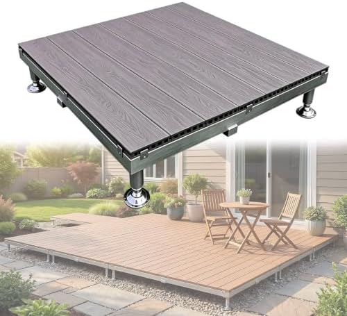Adjustable Raised Deck Platform Modular Outdoor Decking by DUYULIANG