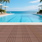 Plastic Interlocking Deck Tiles, 44 Pack, Non-Slip Patio Floor Decking Tiles - Image 5