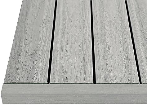 1 in. x 1 ft. Quick Deck Composite Deck Tile Straight Trim by NewTechWood