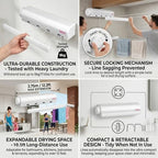 Retractable Clothesline Kit Telescopic Multiple Ropes Clothes Line, Clothes - Image 6
