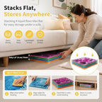 edusense 3D Liquid Motion Floor Tiles, 4 Tiles Set - Image 3