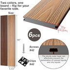 Outdoor Solid 8ft Composite Decking Boards - Image 2