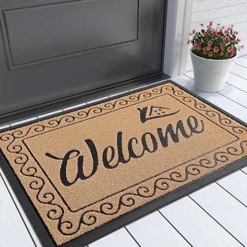 Yimobra Artificial Grass Welcome Mat, 29.5 x 17 in by Yimobra
