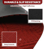 jxgzyy Outdoor Red Runner Rug 2'11" x 9'10" - Image 4