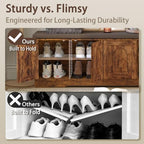 DINZI LVJ Shoe Storage Bench - Image 2