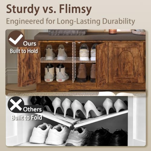 DINZI LVJ Shoe Storage Bench - Image 2