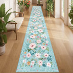 DUKINO 2x14 Runner Rug, Washable Long Kitchen Runner Rug Non Slip by DUKINO
