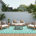 GENIMO Outdoor Rug, Waterproof Plastic Rugs - Image 5