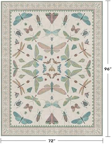 Green and Blue Rugs for Bedroom - Image 2