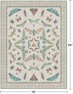 Green and Blue Rugs for Bedroom - Image 2