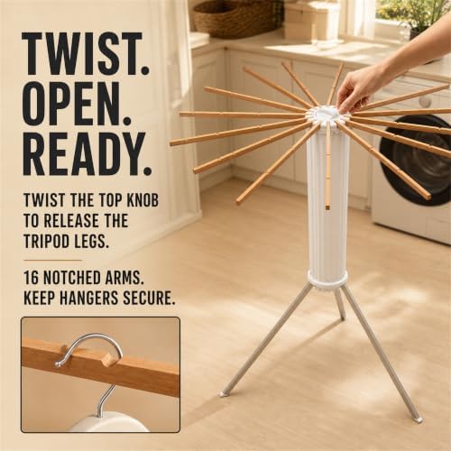 Clothes Drying Rack Foldable, Portable Laundry Drying Rack - Image 5