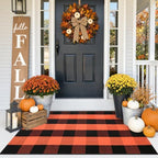 OLANLY Buffalo Plaid Rug 2'4" x 3'7" by OLANLY