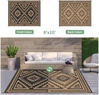 GENIMO Outdoor Rug, Waterproof Plastic Rugs - Image 4
