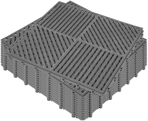 ToLanbbt Modular Interlocking Cushion 12P 11.8" x 11.8" Interlocking Rubber by ToLanbbt