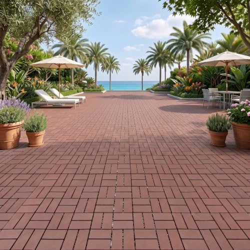 44 PCS 12"x12" Interlocking Deck Tiles - Image 7
