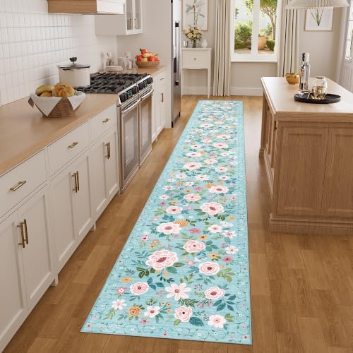 DUKINO 2x14 Runner Rug, Washable Long Kitchen Runner Rug Non Slip - Image 5