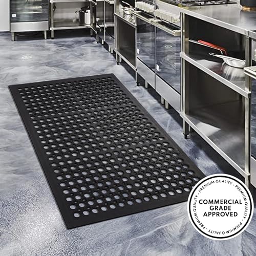 A1HC Anti Fatigue Rubber Floor Mat Non-Slip Restaurant Mat - Image 2