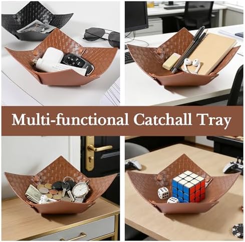 KINIVA PU Leather Jewelry Valet Tray - Image 4