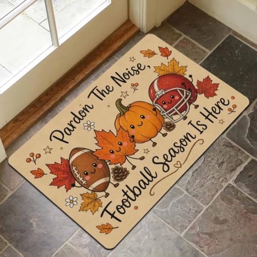 Harvest Huddle Doormat 16" X 24" Dirt Trapper Non Slip Outdoor Indoor Mat by Custofusion