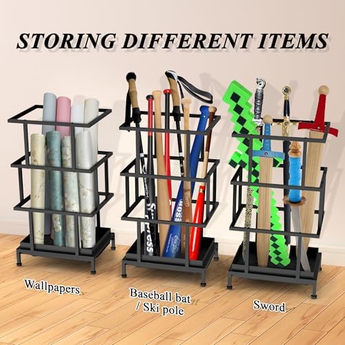 Alyoen Umbrella Holder for Entryway, Metal Umbrella Stand - Image 6
