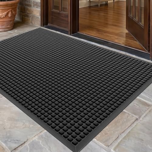 Front Door Mat Outside Entrance, Heavy Duty Doormat, 47.5"x35.5" by WELDUN%E2%80%94IdealChoiceforHome