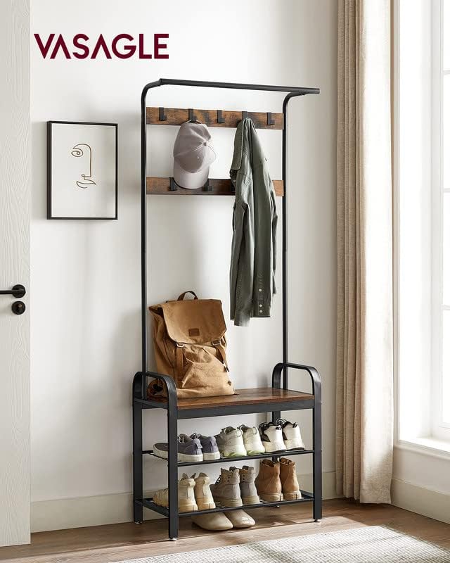 VASAGLE Coat Rack, Hall Tree - Image 2